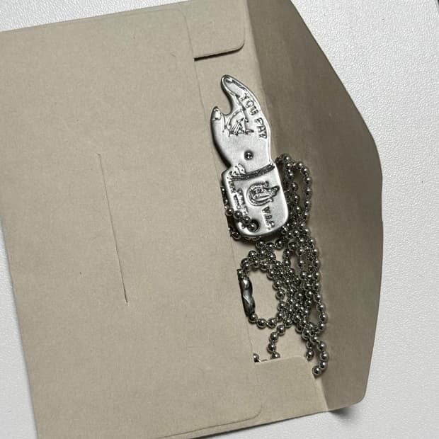 히스테릭글래머 유페이 목걸이 새상품