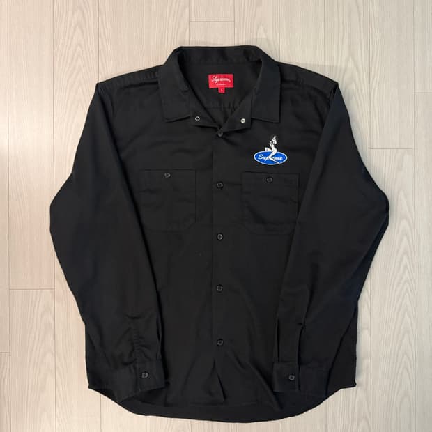 [L] 18ss 슈프림 핀업걸 워크셔츠
