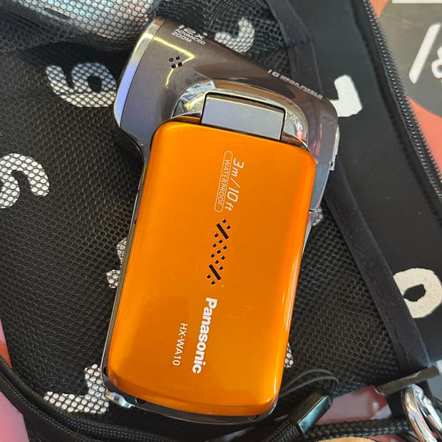 (작례o, 오렌지🍊)뉴진스 캠코너 파나소닉 HX-WA10