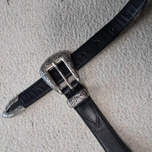 세비지 웨스턴 가죽벨트