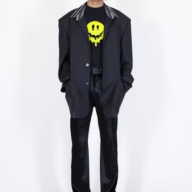 [S] 발렌시아가 하이브리드 셔츠 카라 자켓 블레이저