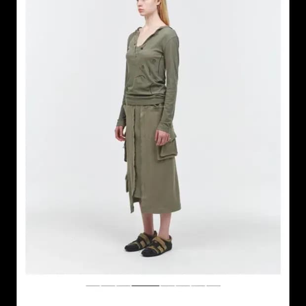 오들리워크샵 멀티포켓 스커트