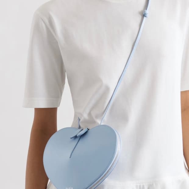 Alaia 알라이아 하트 백 스카이블루 컬러 (새상품