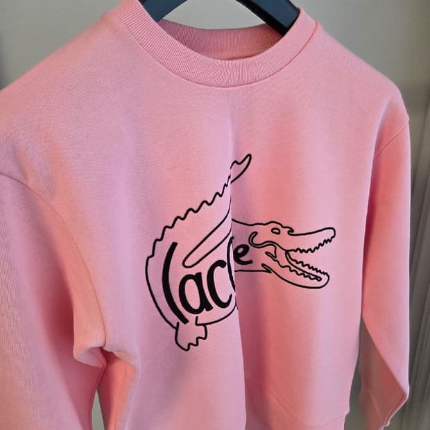 라코스테 lacoste 딸기우유 맨투맨 36