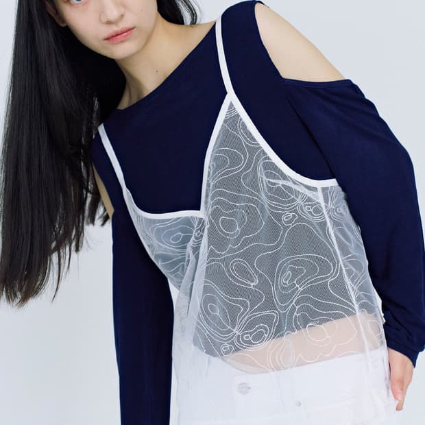 Philocaly 레이어 뷔스티에 화이트