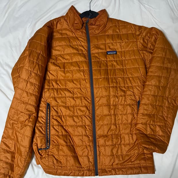 파타고니아 마이크로퍼프 패딩 주황