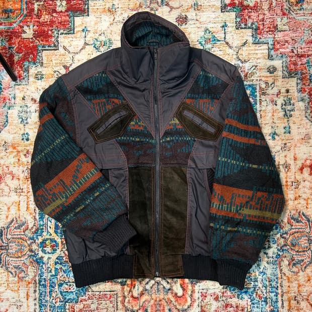 [XL] 빈티지 니트 워크자켓