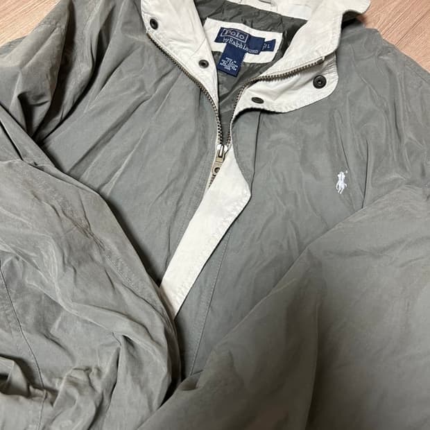 정품 폴로랄프로렌 카키 점퍼 L-XL