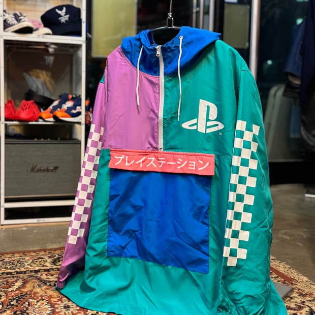 빈티지 플레이스테이션 아노락 바람막이 "XXL" (494)