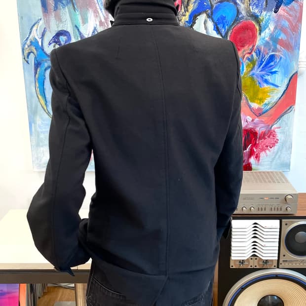 [M] 미하라야스히로 퍼 트리밍 테일러드 자켓