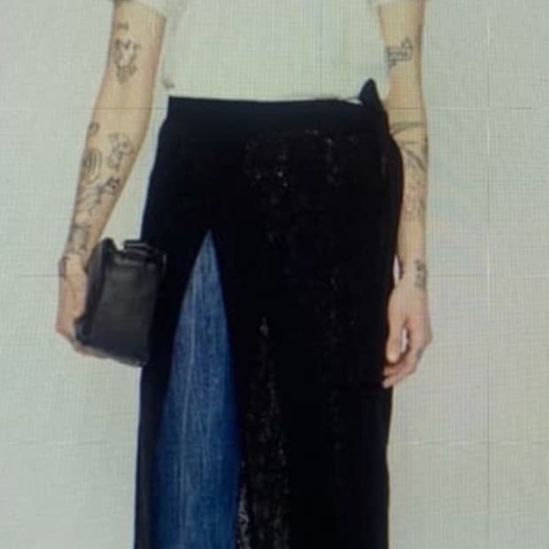 Our legacy 아워레가시 니트 랩스커트 