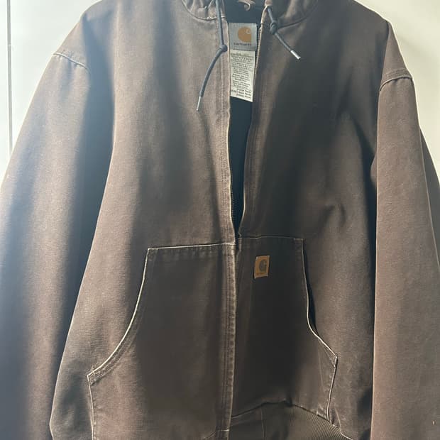 칼하트 액티브 자켓 다크브라운 XL