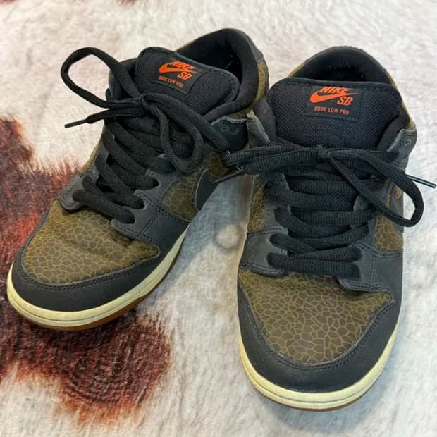 나이키 Nike SB 덩크 로우 지라프 브라운 265mm