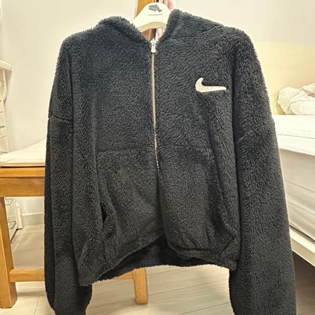 [정품/빈티지] 나이키 팀 빅스우시 셰르파 뽀글이 후드 집업