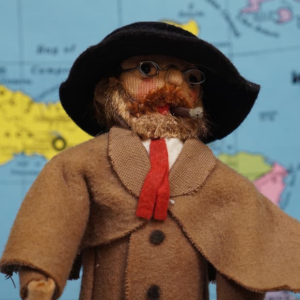 빈티지 소품 1950년 독일 핸드메이드 인형