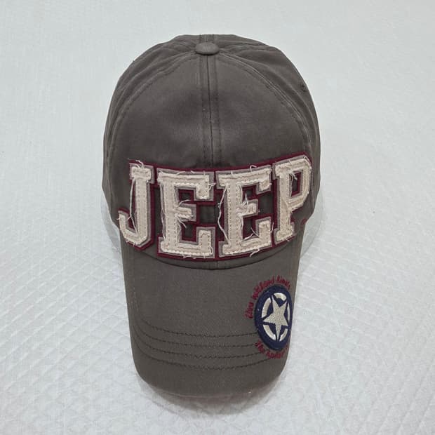[프립]F/지프(Jeep) 빈티지 빅로고 와펜 볼캡