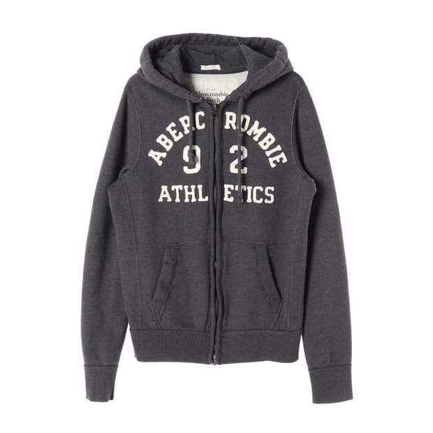 아베크롬비 앤 피치 아치 로고 아카이브 후드 집업 L