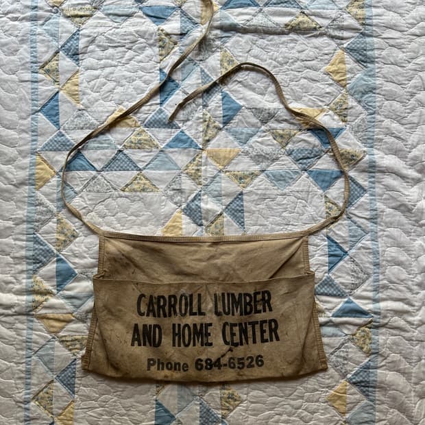 50s 60s USA apron 빈티지 앞치마