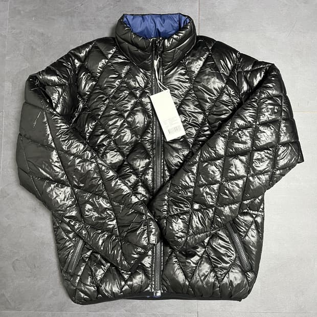 팝트레이딩컴퍼니 퀄티드 리버시블 자켓 블랙 S