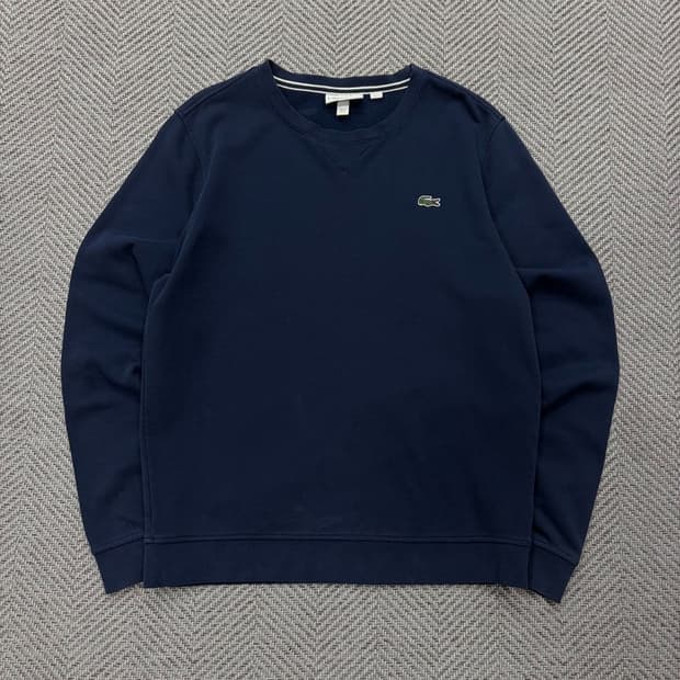 라코스테 베이직 로고 맨투맨 v2775