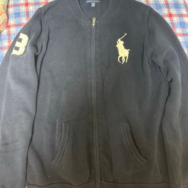 폴로 빅포니 니트 