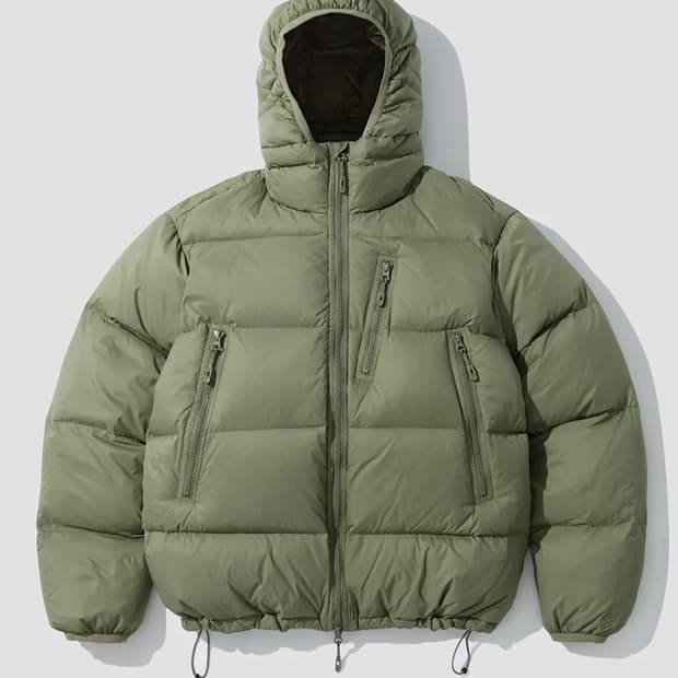 아웃스탠딩 MOUNTAIN DOWN PARKA_OLIVE GREEN 