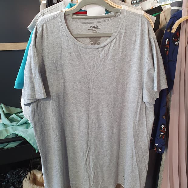 폴로 랄프로렌 회색 반팔 티셔츠 110사이즈