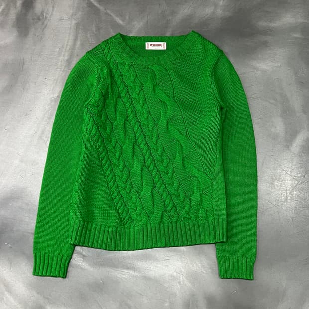  맥그리거 꽈배기 니트 y15429