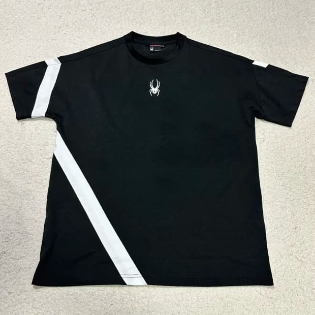스파이거 반팔티 블랙 XL 105