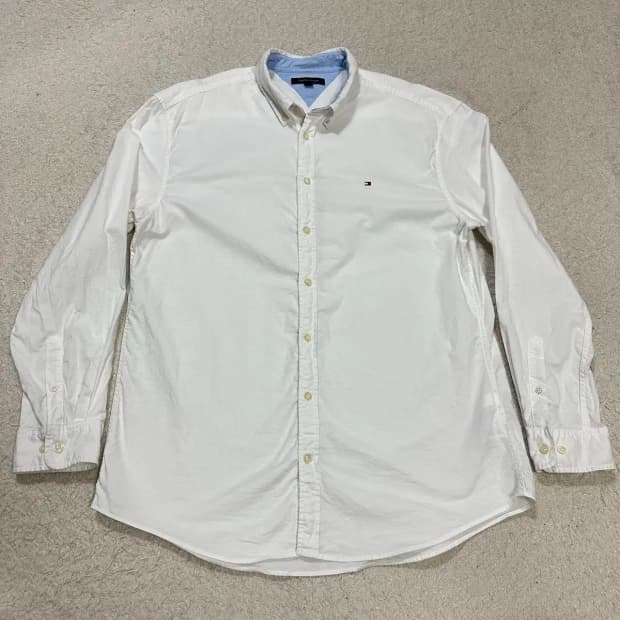 타미힐피거 셔츠 화이트 xxl