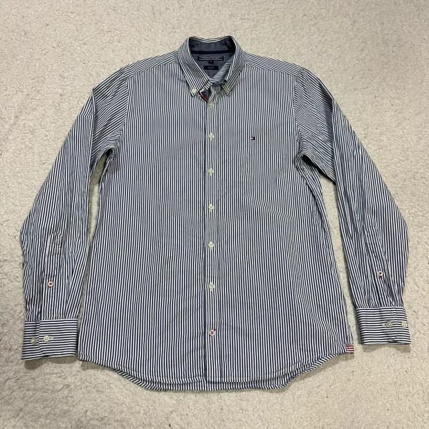 타미힐피거 셔츠 스트라이프 m