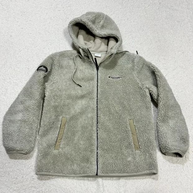 디스커버리 후리스 집업 100