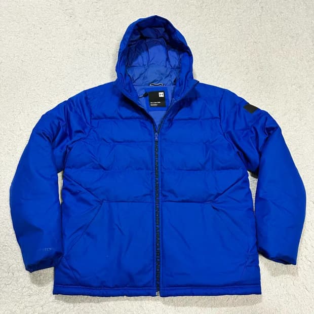 언더아머 패딩 블루 xl