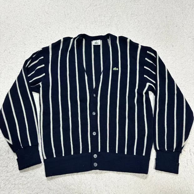 라코스테 가디건 네이비 105