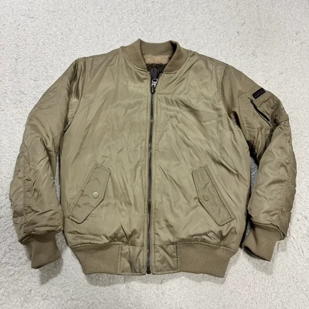 지프 양면 후리스 집업 점퍼 s 90