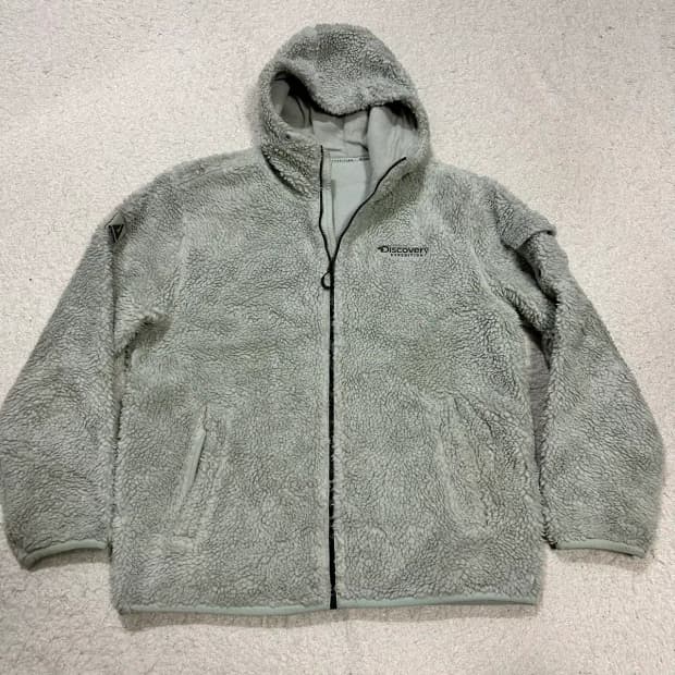 디스커버리 후리스 집업 105