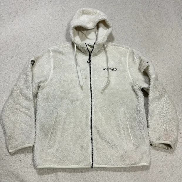 디스커버리 후리스 집업 105