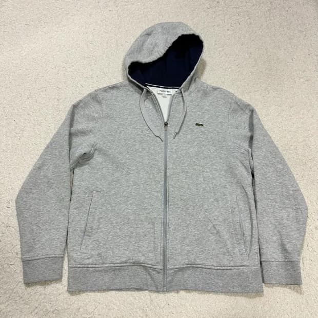 라코스테 후드집업 기모 XL