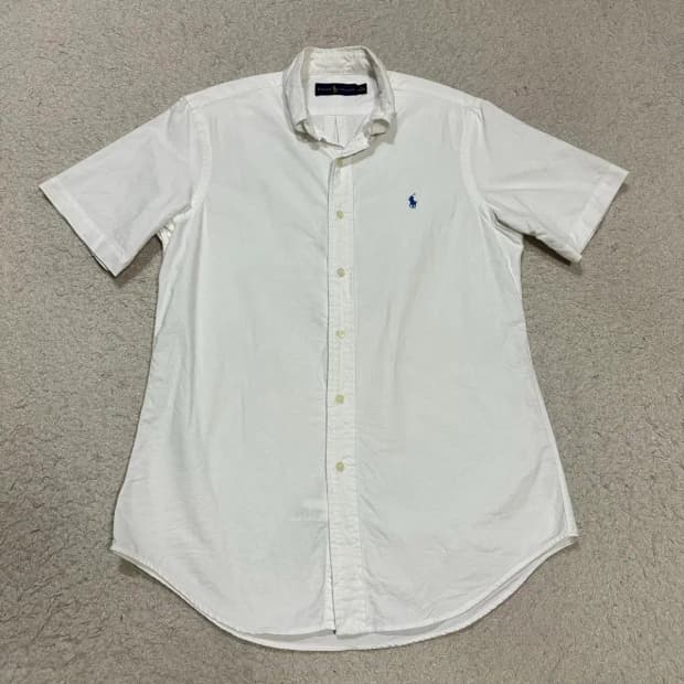 폴로 반팔 셔츠 화이트 s