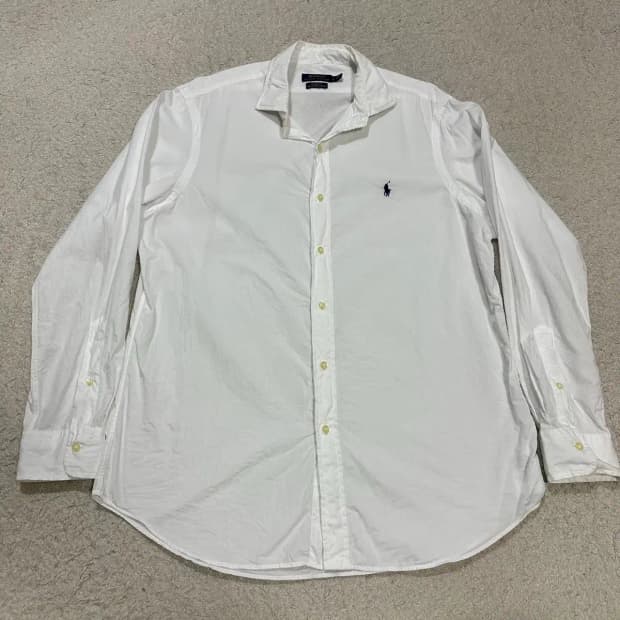 폴로 셔츠 화이트 클래식핏 L