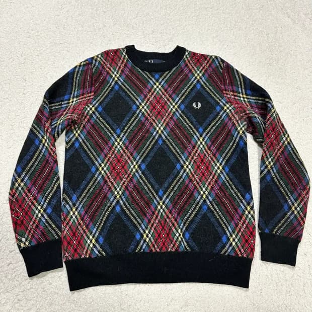 프레드페리 니트 램스울 L