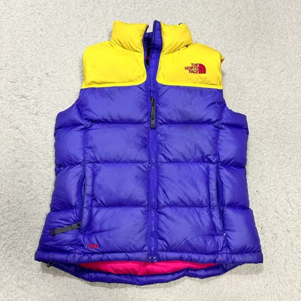 노스페이스 패딩 조끼 여성 m 85