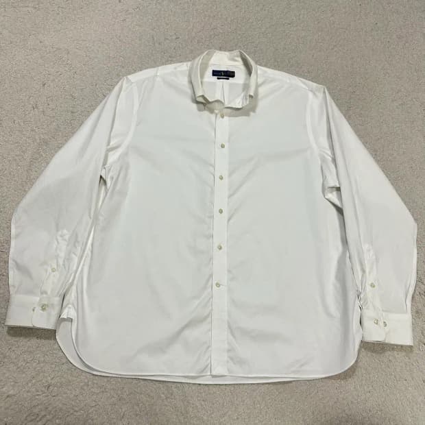 폴로 셔츠 화이트 화이트포니 오버핏