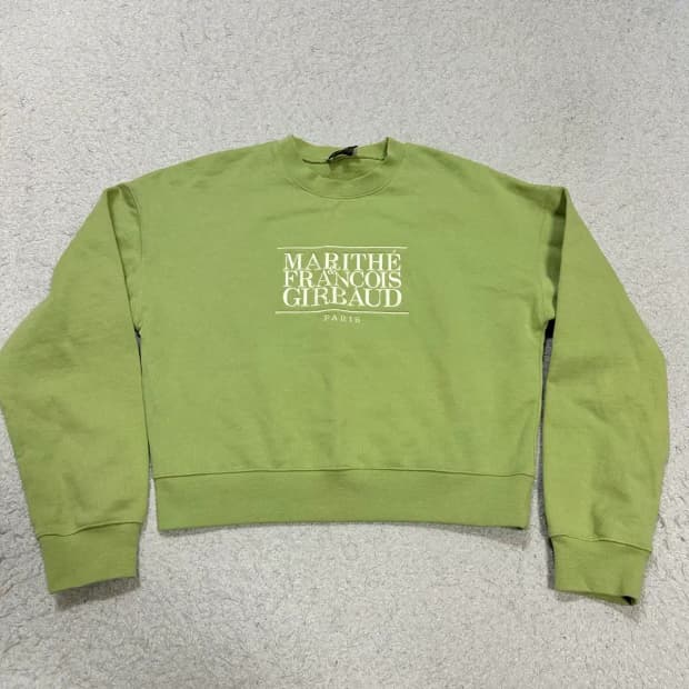 마리떼프랑소와저버 맨투맨 크롭 여성 m