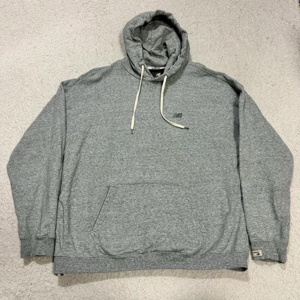 뉴발란스 그레이 후드티 xxl 110
