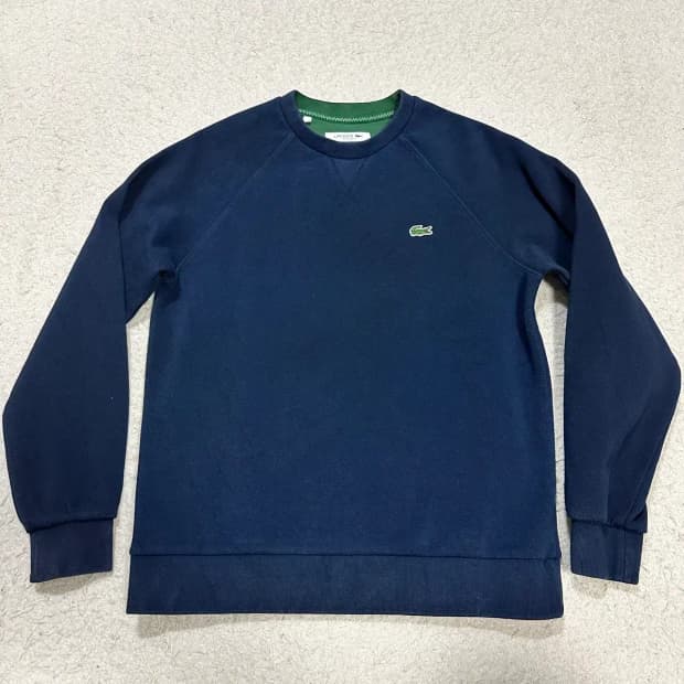 라코스테 네이비 맨투맨 티셔츠 여성 95