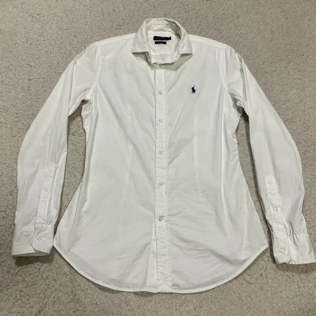 폴로 랄프로렌 슬림핏 화이트 셔츠 여성 8