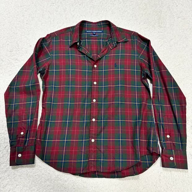 폴로 셔츠 체크 여성