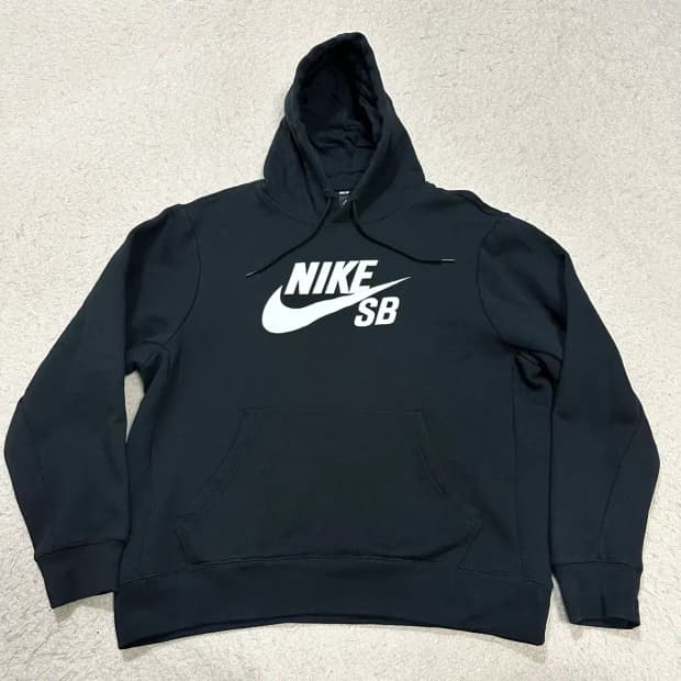 나이키 SB 블랙 후드티 기모 xl