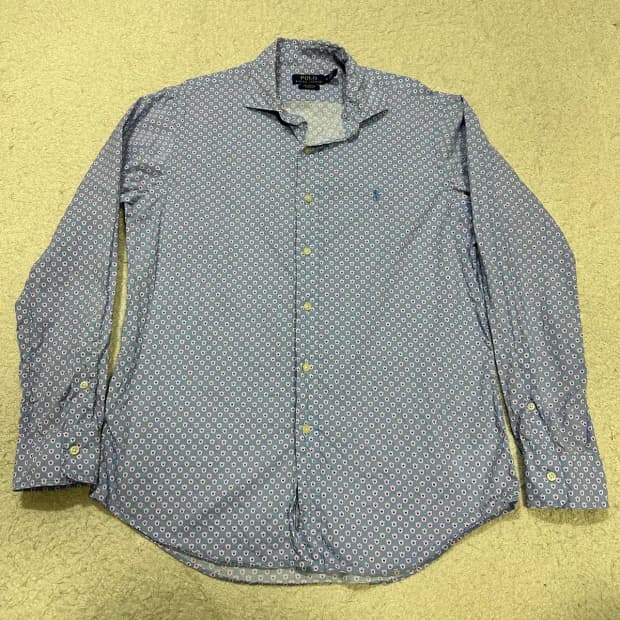 폴로 랄프로렌 패턴 셔츠 남방 m